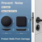 XoYoZo Door Stoppers Wall Protector Buffer Guard Doorknob Door Handle Bumper - Image 2