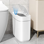 Motion Sensor Small Trash Can for Bathroom, 3.5 Gallon Automatic Touchless by JUDRDO