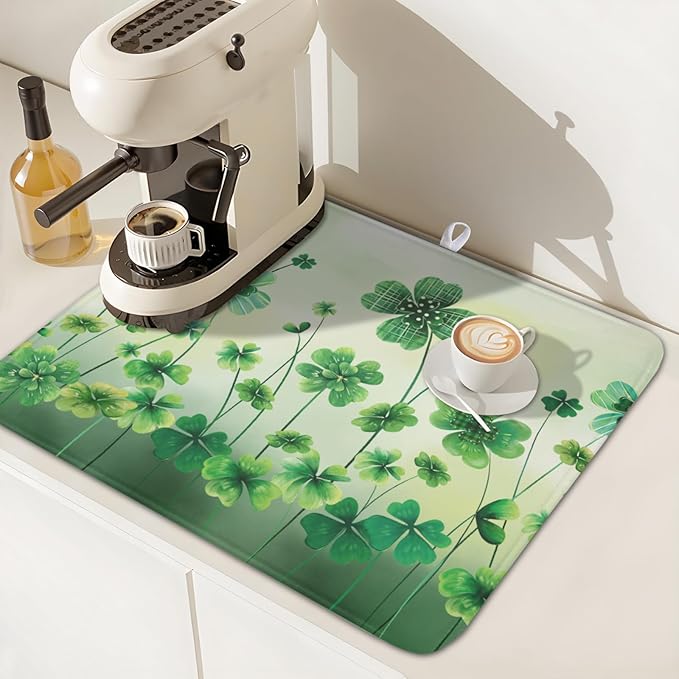 St Patrick's Day Dish Drying Mat - Image 7