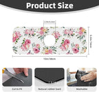 Pink Red Rose Roses Floral Flower Kitchen Sink Splash Guard Faucet Mat Super - Image 2