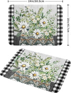 Spring Daisy Floral Dish Drying Mat - Image 2