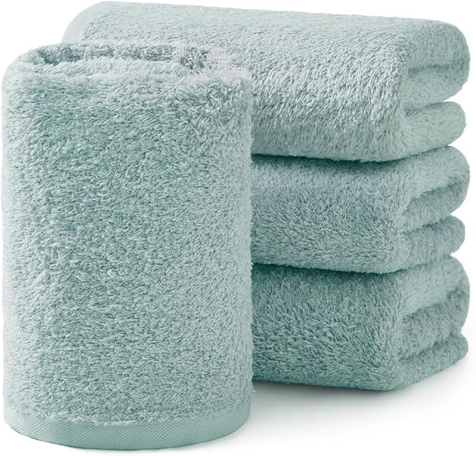 REDKISS 4Pack Luxury Hand Towels, 16x32 Inch 450 GSM 100% Turkish Cotton by REDKISSOnline