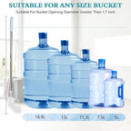 3 Gallon and 5 Gallon Water jug Cleaning Brush, Extra Long Water Bottle Carboy - Image 4