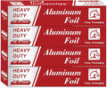 4 Count Heavy Duty Aluminum Foil Roll by PonyPackaging