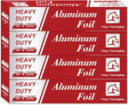 4 Count Heavy Duty Aluminum Foil Roll by PonyPackaging