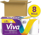 Viva Signature Cloth Paper Towels, Task Size, 8 Family Triple Rolls, 141 Sheets - Image 2