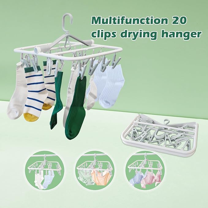 Plastic PP Drying Hanger, Anti-Rusty Drying Rack - Image 6