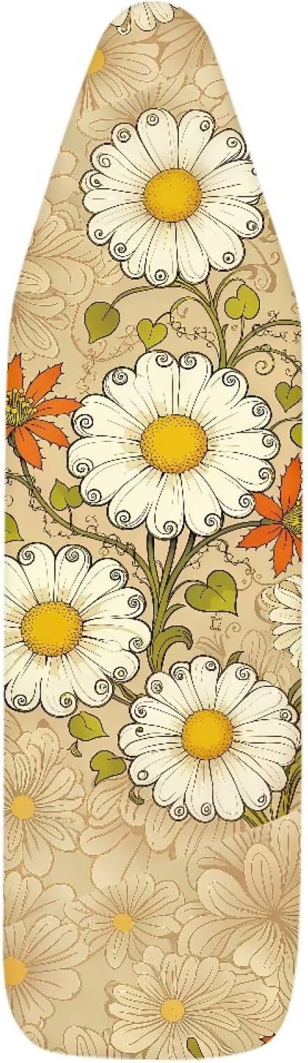 Daisy Print Ironing Board Cover and Pad Heat Reflective Stain Resistant Iron - Image 7