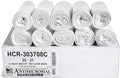 Aluf Plastics High Density Trash Bags, 30 Gallon, 8 Micron, by AlufPlastics