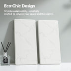 2PCS 10"x 5" Large Bathroom Sink Vanity Trays, Water Absorbing Diatomite Stone - Image 7