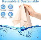 Frienda 12 Pack Large Microfiber Glass Cleaning Cloths 12 x 12 Inch Oversized - Image 3