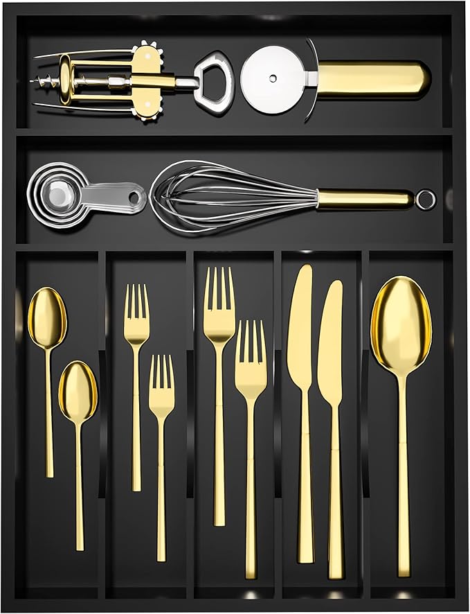 Utensil Organizer Silverware Drawer Organizer by WUSHIZHUHUN