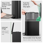Cesun Small Bathroom Trash Can - Image 5