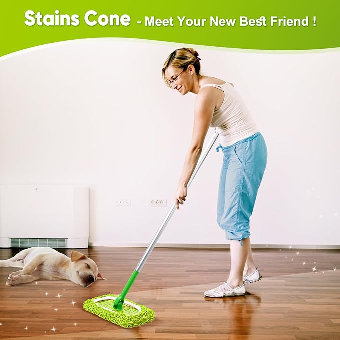 6-Pack Reusable Mop Pads Fit Swiffer Sweeper, Microfiber Cleaning Mop Pads - Image 5