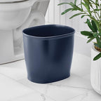 iDesign Slim Plastic Bathroom Trash Can, Small Garbage Bin - Image 3
