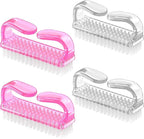 Handle Grip Nail Brush, Hand Fingernail Brush Cleaner Scrubbing Kit Pedicure by Larbois