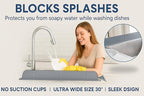 30 inch Premium Kitchen Sink Silicone Water Splash Guard SIZE UPGRADE 30" and - Image 8
