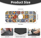 2Pcs Dish Drying Mats Faucet Mats Sets Large Size Coffee Mats Sink Faucet Mat - Image 6