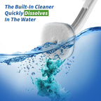 oshang Disposable Toilet Brush 2 Pack- Toilet Bowl Cleaner, Toilet Cleaning - Image 3