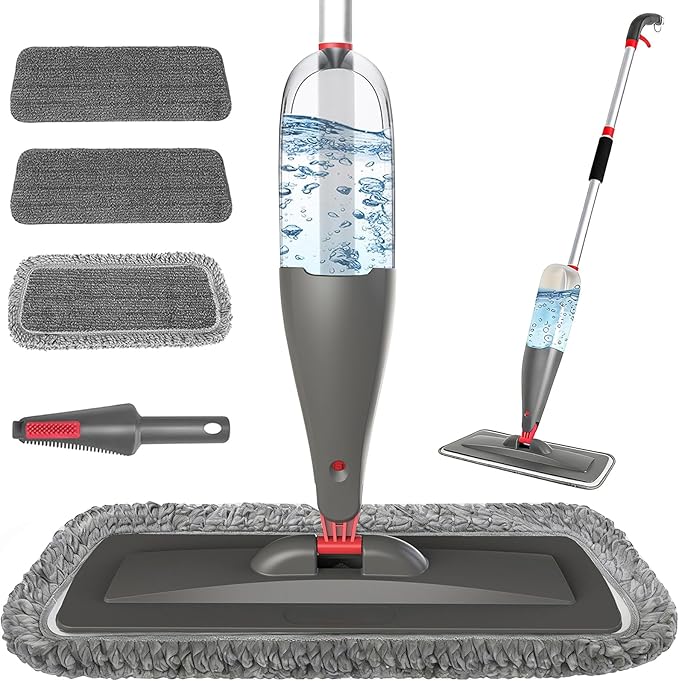 Spray Mop for Floor Cleaning by Makecleaningmoreefficient