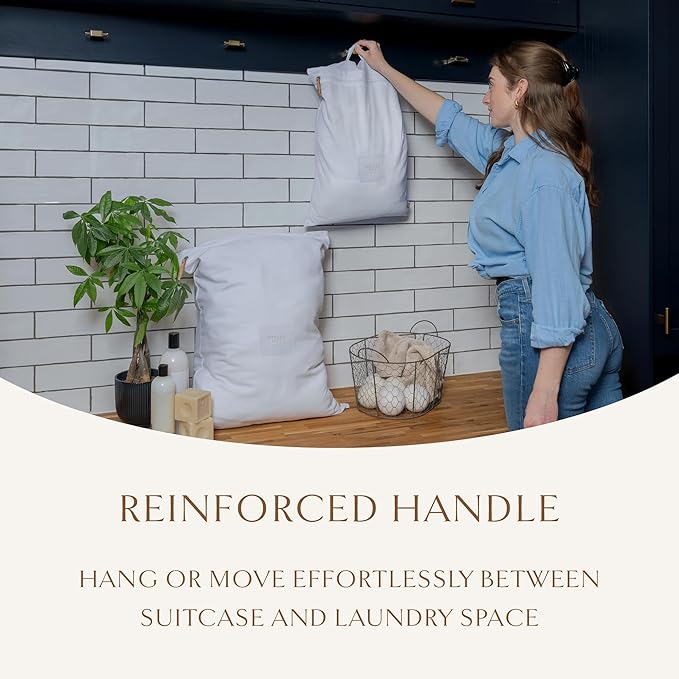 Hayden Hill Luxury Organic Cotton Travel Laundry Bags - Image 5