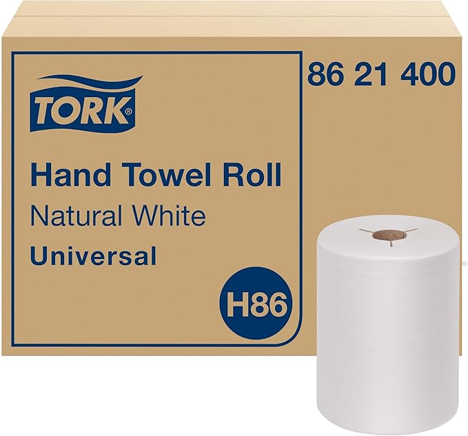 Tork Hand Towel Roll, Natural White, by Tork