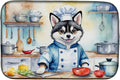 Caroline's Treasures DAC6183DDM Alaskan Klee Kai The Chef Dish Drying Mat by CarolinesTreasures