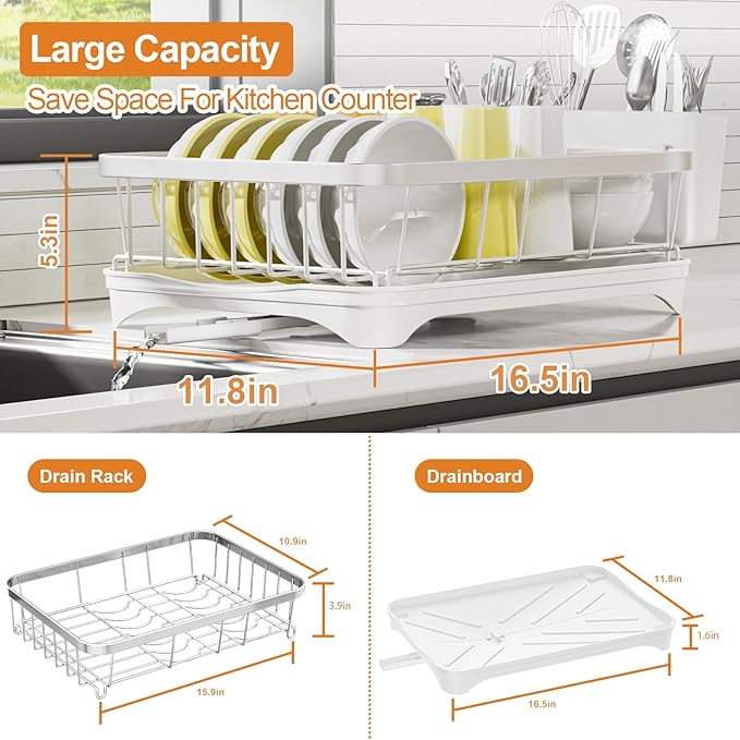 Stainless Steel Dish Drying Rack – 304 Grade Dish Racks - Image 2