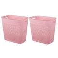 UUJOLY Plastic Small Trash Can Wastebasket, Garbage Container Basket by UUJOLY
