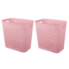 UUJOLY Plastic Small Trash Can Wastebasket, Garbage Container Basket by UUJOLY