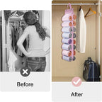 Legging Organizer Storage, T Shirt Organizer, Foldable Hanging Closet Organizer - Image 4