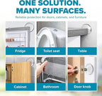 Strongest Home Wall & Door Handle Stopper 2" Set of 10 Pieces of Clear Rubber - Image 7