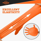 TitanFlex Heavy Duty Orange Industrial Nitrile Gloves - Image 2