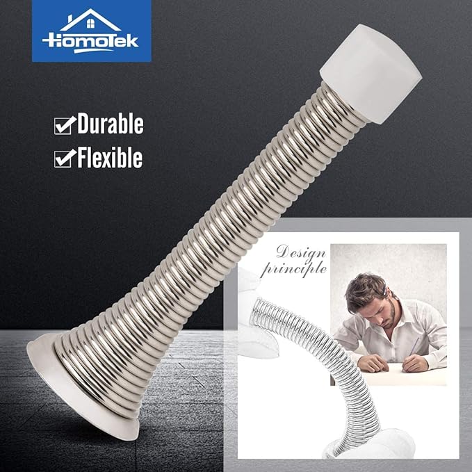 HOMOTEK 50 Pack Spring Door Stopper - Image 2