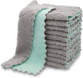 kimteny 12 Pack Kitchen Cloth Dish Towels, Premium Dishcloths, Super Absorbent by kimteny