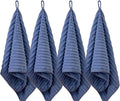 4PCS Blue Microfiber Hand Towels by Unknown