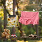 2 Pcs Sunflowers Print Clothespin Bag, Laundry Hanging Bag Fits Clothes Lines - Image 3