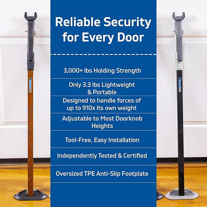 Super Heavy Duty Metal Door Stoppers Bar - Image 2