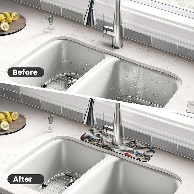 Chinese Sun Mountain Tower Garden Fashion Kitchen sink faucet pad, strong water - Image 4