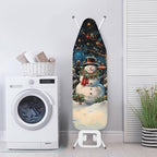 ZDCUSTOM Christmas Night Snowman Ironing Board Cover 13x52 Inch, Scorch & - Image 3