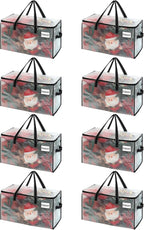 VENO 8 Pack Moving Bags, Comforter and Blanket Storage Bags by Veno