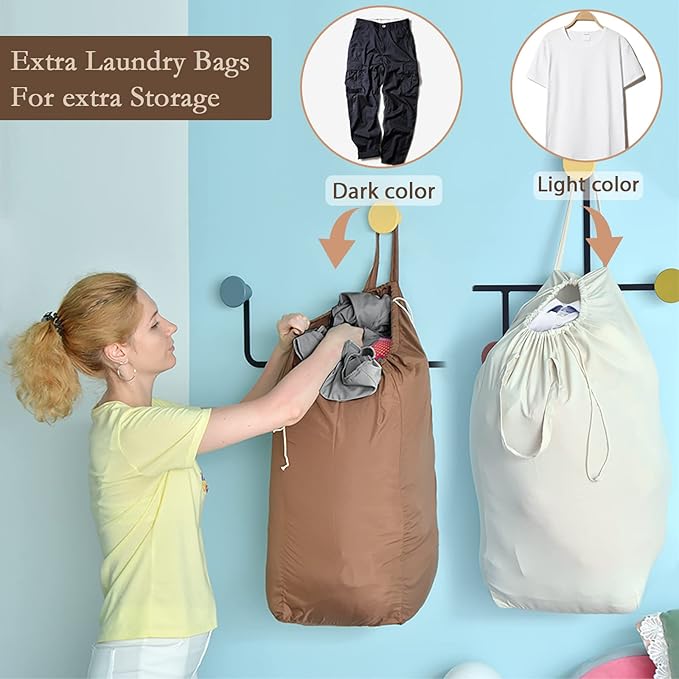 MCleanPin 210L Laundry Hamper Collapsible - Image 3