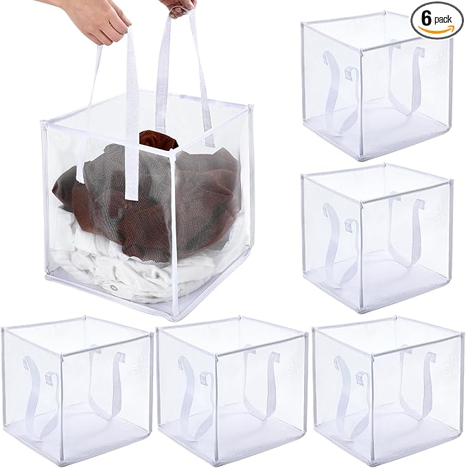 Zopeal 6 Pack Popup Laundry Hamper 13 Inch Collapsible Laundry Baskets by Zopeal
