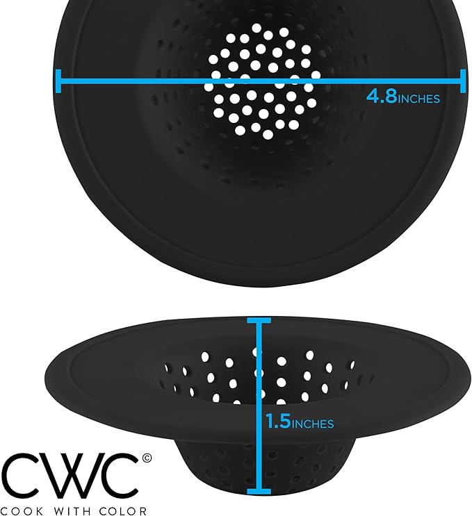 COOK WITH COLOR Kitchen Sink Strainer, Flexible Sink Strainer, Sink Drain - Image 3