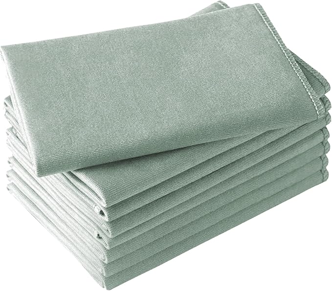 Microfiber Glass Cleaning Cloth 8 Pack, 16 Inch X 12 Inch, Lint Free Quickly by Vnoss