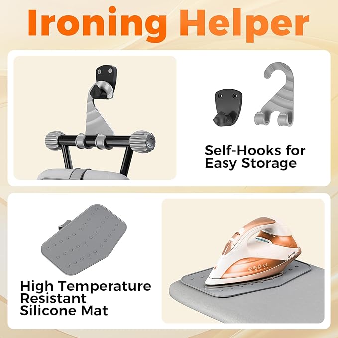 APEXCHASER Ironing Board, Compact Iron Board - Image 6