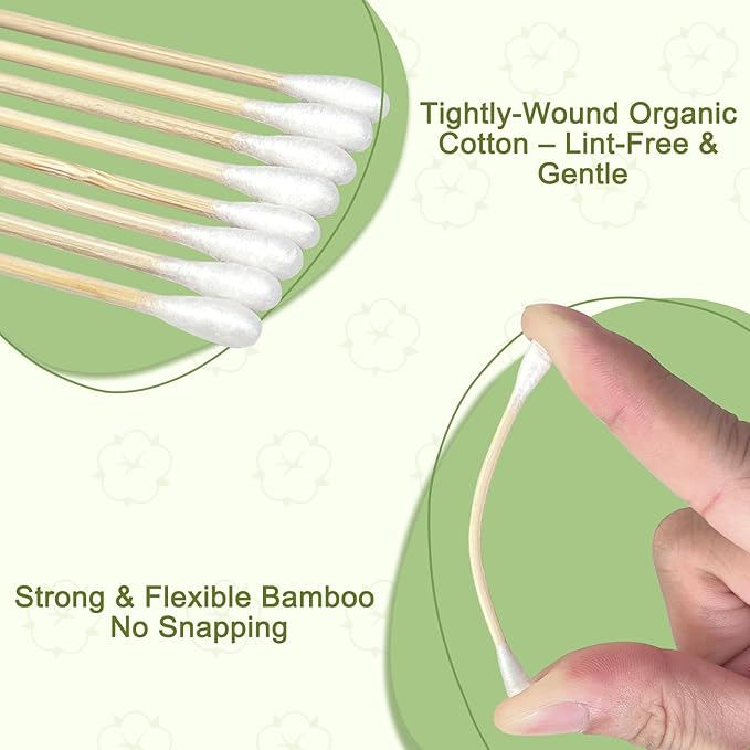 Bamboo Cotton Swabs - Image 4