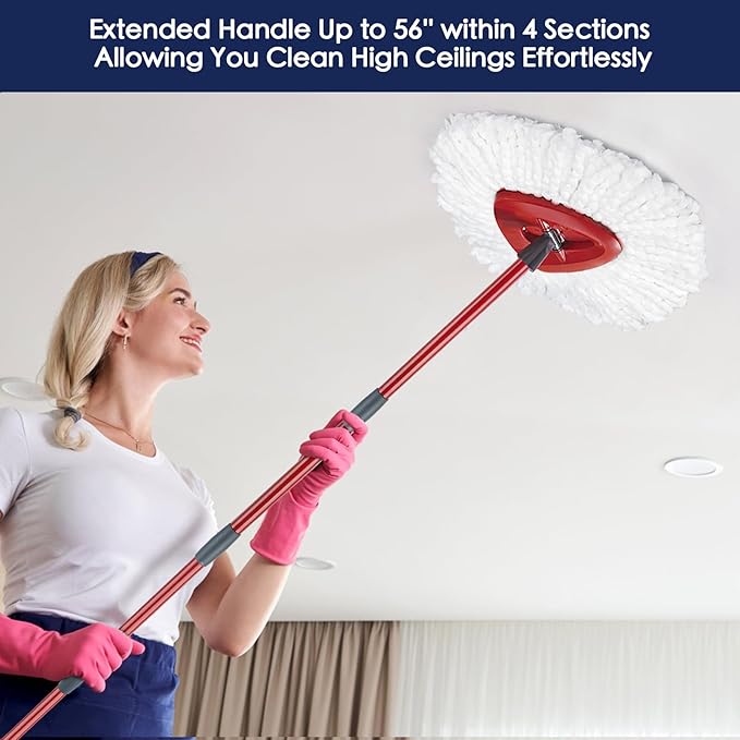 Spin Mop Handle Replacement Compatible - Image 8