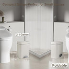 rejomiik Small Bathroom Trash Can - Image 2