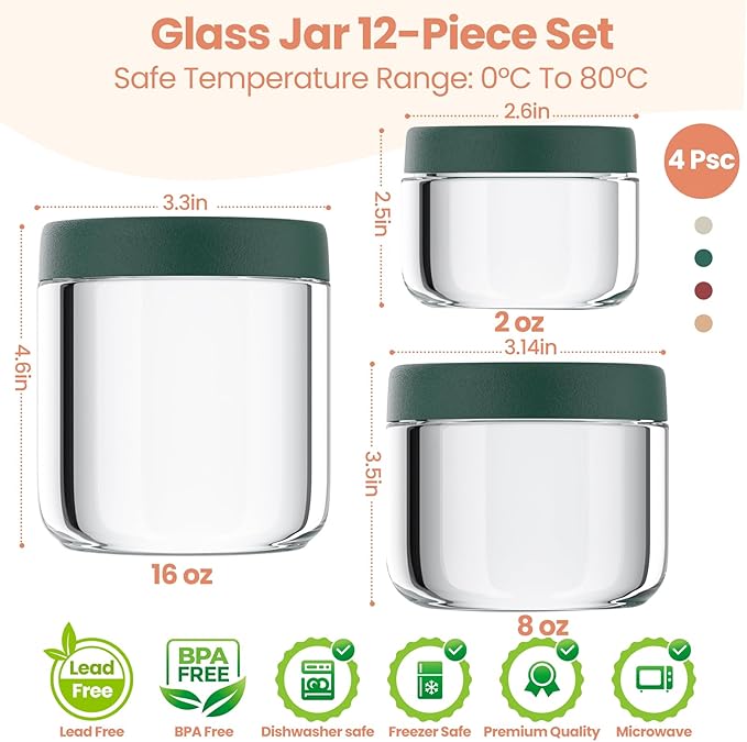 12Pack Overnight Oats Containers - Image 2